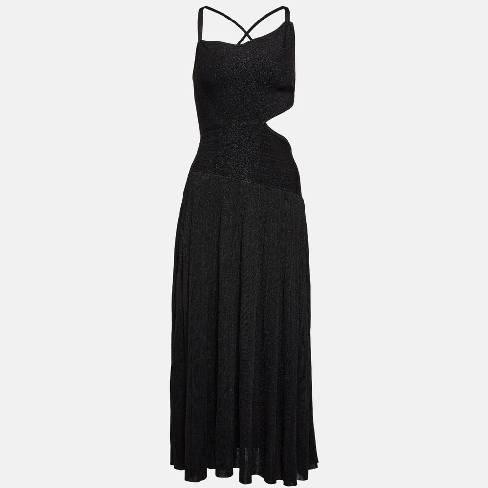Zimmerman One-shoulder Knit Midi Dress Size 2